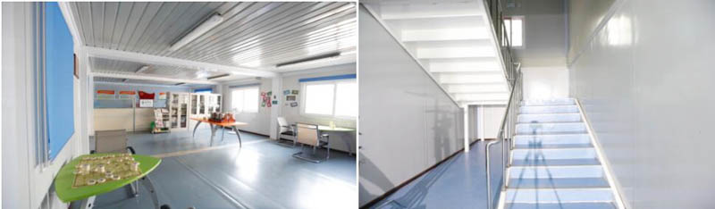 打包式箱房樓梯、活動(dòng)室